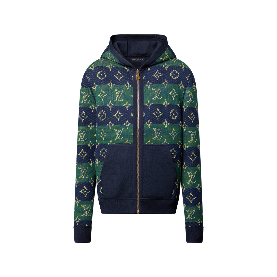 Monogram Double Face Reversible Hoodie - Luxury Ready to Wear